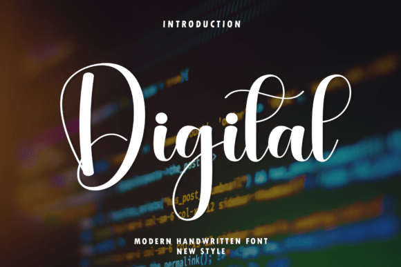 Digital Font - Featured Image