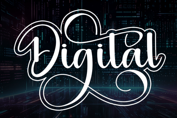 Digital Font - Featured Image