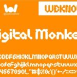Digital Monkey Font - Featured Image