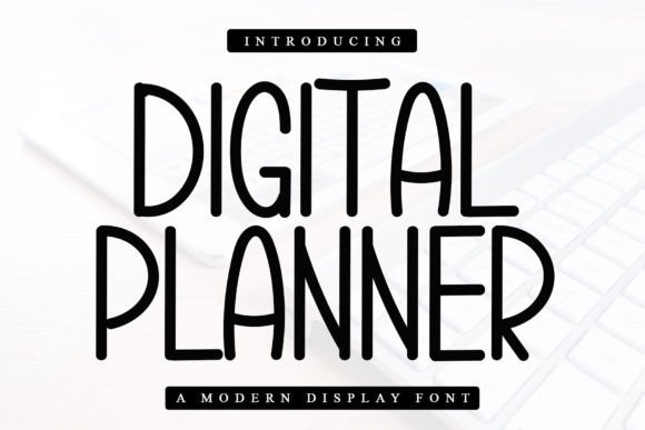 Digital Planner Font - Featured Image