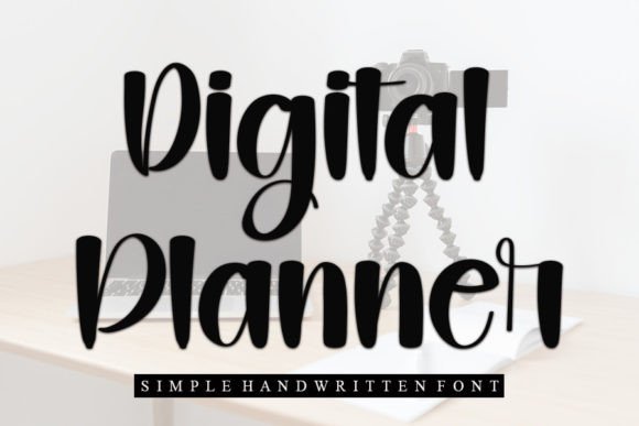 Digital Planner Font - Featured Image