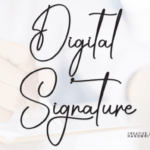 Digital Signature Font - Featured Image