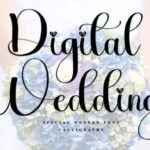 Digital Wedding Font - Featured Image