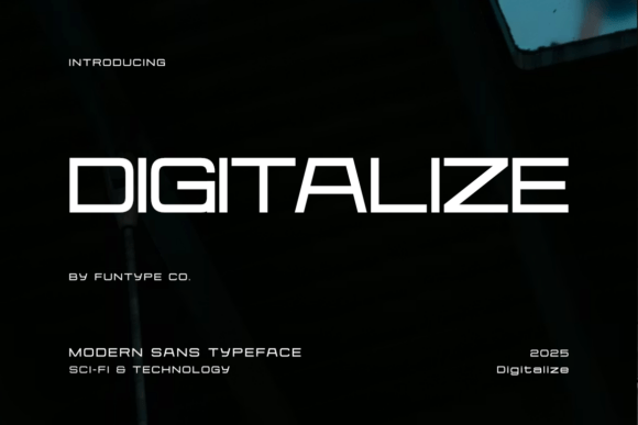 Digitalize Font - Featured Image