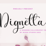 Dignetta Font - Featured Image