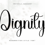 Dignity Font - Featured Image
