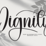 Dignity Font - Featured Image