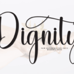 Dignity Font - Featured Image