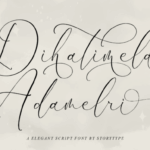 Dihatimela Adamelri Font - Featured Image