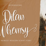 Dilan Whemsy Font - Featured Image