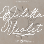 Diletta Violet Font - Featured Image