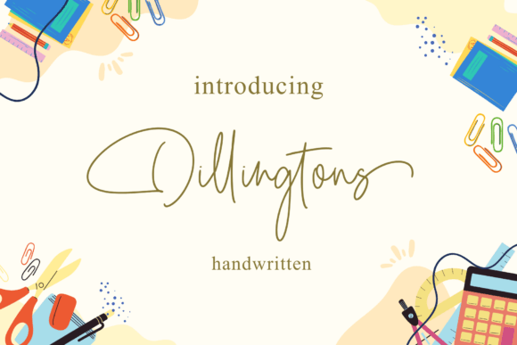 Dillingtons Font - Featured Image