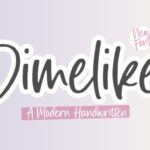 Dimelike Font - Featured Image