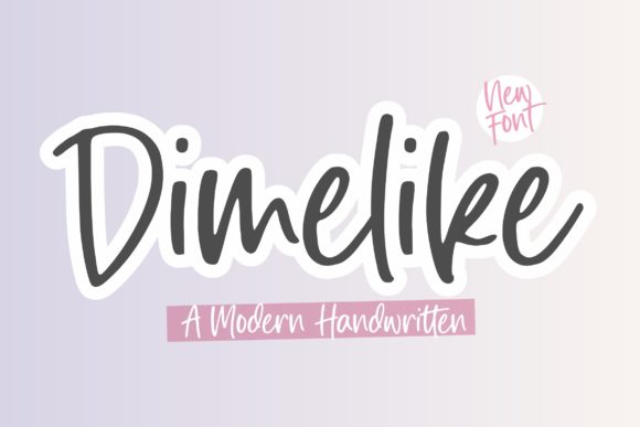 Dimelike Font - Featured Image