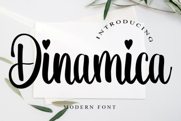 Dinamica Font - Featured Image