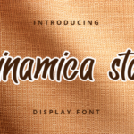 Dinamica Star Font - Featured Image