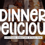 Dinner Delicious Font - Featured Image