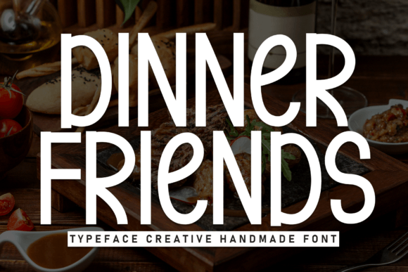 Dinner Friends Font - Featured Image