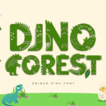 Dino Forest Font - Featured Image