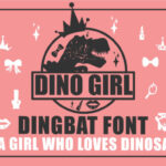 Dino Girl Font - Featured Image