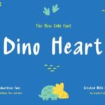 Dino Heart Font - Featured Image