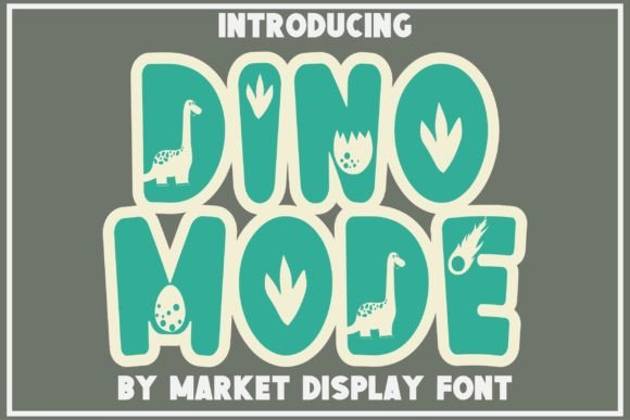Dino Mode Font - Featured Image