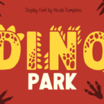 Dino Park Font - Featured Image