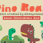 Dino Roar Font - Featured Image