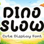 Dino Slow Font - Featured Image