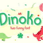 Dinoko Font - Featured Image