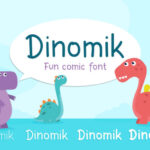 Dinomik Font - Featured Image