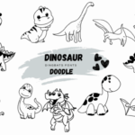 Dinosaur Doodle Font - Featured Image