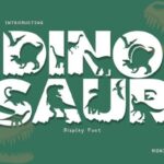 Dinosaur Font - Featured Image