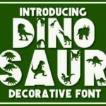 Dinosaur Font - Featured Image