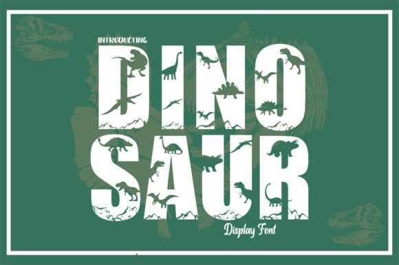 Dinosaur Font - Featured Image