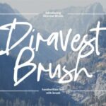 Diravest Brush Font - Featured Image