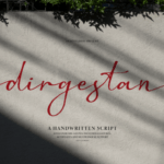 Dirgestan Font - Featured Image