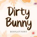 Dirty Bunny Font - Featured Image