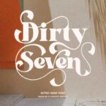 Dirty Seven Font - Featured Image
