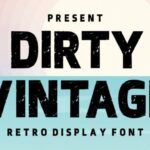 Dirty Vintage Font - Featured Image