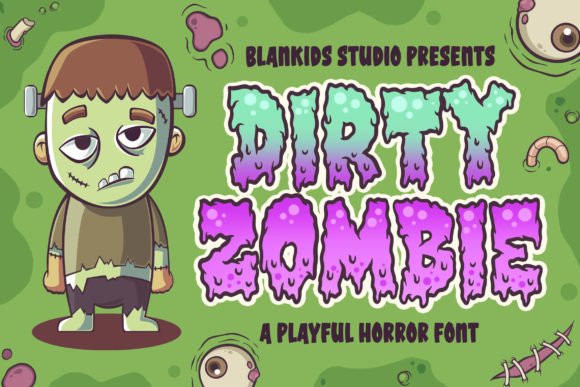 Dirty Zombie Font - Featured Image