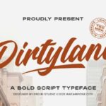 Dirtylane Font - Featured Image