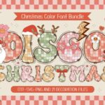 Disco Christmas Font - Featured Image
