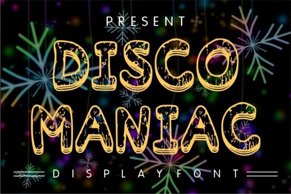 Disco Maniac Font - Featured Image