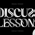 Discuss Lessons Font - Featured Image