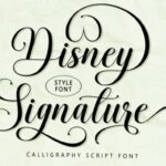 Disney Signature Font - Featured Image