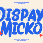 Dispay Micko Font - Featured Image