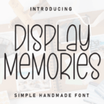 Display Memories Font - Featured Image