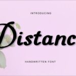 Distance Font - Featured Image