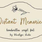 Distant Memories Font - Featured Image